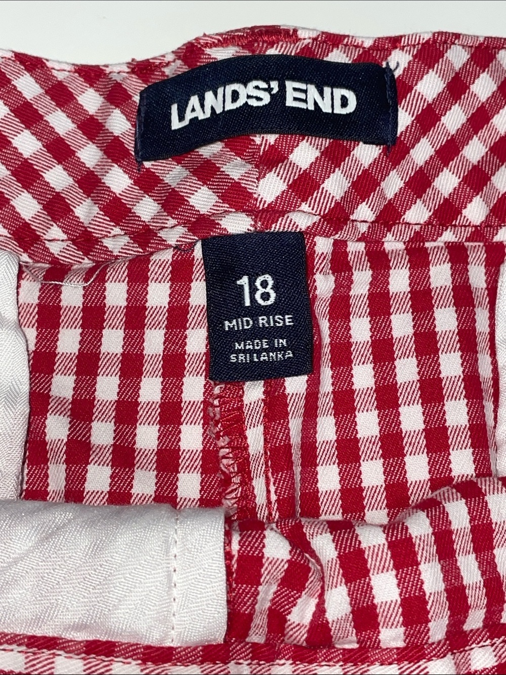 3 Pairs Lands' End Navy Mid-Rise Casual Shorts - Picture 9 of 13